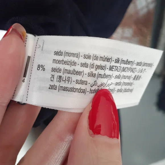 Nwt Zara Silk/Cotton Blend Tie Waist Sweater - Picture 15 of 15